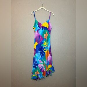 Jams World Vintage Tissue Flower Floral Sundress Size Large